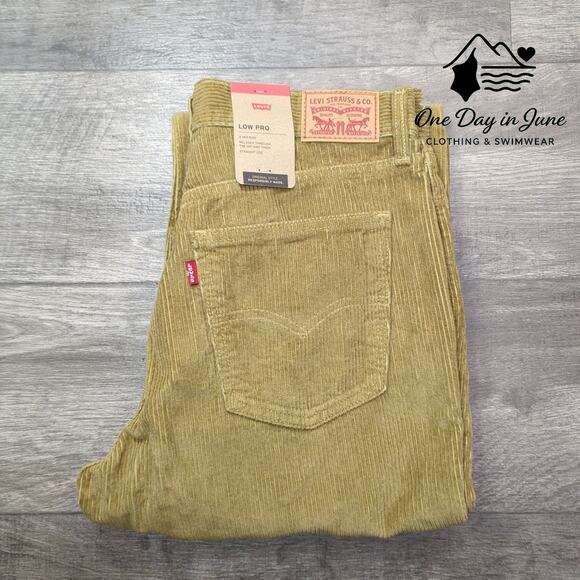 Levi's Low Pro Mid Rise Straight Leg Corduroy Pants Size 30X30 - Picture 6 of 6